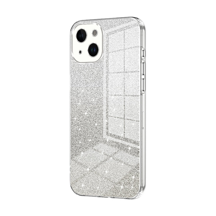 Custodia per telefono elettrolitica in polvere glitterata sfumata, For iPhone 15, For iPhone 14 Plus, For iPhone 14