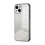 Custodia per telefono elettrolitica in polvere glitterata sfumata, For iPhone 15, For iPhone 14 Plus, For iPhone 14