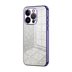 Custodia per telefono elettrolitica in polvere glitterata sfumata, For iPhone 14 Pro, For iPhone 14 Pro Max, For iPhone SE 2022 / 2020 / 8 / 7