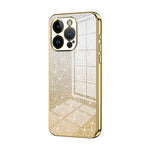 Custodia per telefono elettrolitica in polvere glitterata sfumata, For iPhone 14 Pro, For iPhone 14 Pro Max, For iPhone SE 2022 / 2020 / 8 / 7
