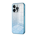 Custodia per telefono elettrolitica in polvere glitterata sfumata, For iPhone 14 Pro, For iPhone 14 Pro Max, For iPhone SE 2022 / 2020 / 8 / 7