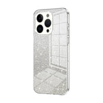 Custodia per telefono elettrolitica in polvere glitterata sfumata, For iPhone 14 Pro, For iPhone 14 Pro Max, For iPhone SE 2022 / 2020 / 8 / 7