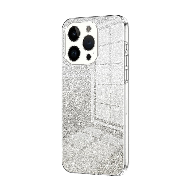 Custodia per telefono elettrolitica in polvere glitterata sfumata, For iPhone 14 Pro, For iPhone 14 Pro Max, For iPhone SE 2022 / 2020 / 8 / 7