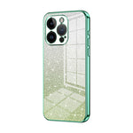 Custodia per telefono elettrolitica in polvere glitterata sfumata, For iPhone 14 Pro, For iPhone 14 Pro Max, For iPhone SE 2022 / 2020 / 8 / 7