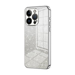 Custodia per telefono elettrolitica in polvere glitterata sfumata, For iPhone 14 Pro, For iPhone 14 Pro Max, For iPhone SE 2022 / 2020 / 8 / 7