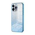 Custodia per telefono elettrolitica in polvere glitterata sfumata, For iPhone 14 Pro, For iPhone 14 Pro Max, For iPhone SE 2022 / 2020 / 8 / 7