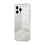 Custodia per telefono elettrolitica in polvere glitterata sfumata, For iPhone 14 Pro, For iPhone 14 Pro Max, For iPhone SE 2022 / 2020 / 8 / 7