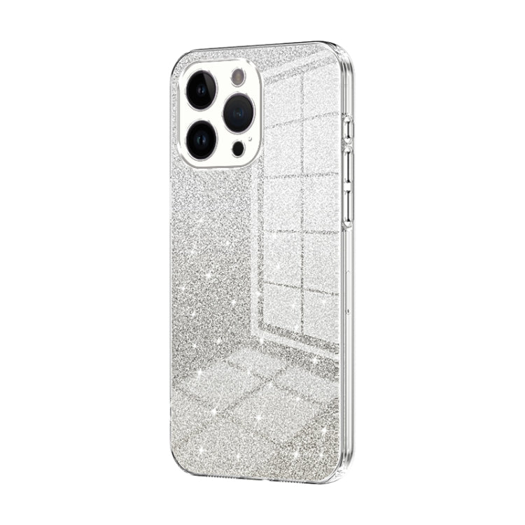 Custodia per telefono elettrolitica in polvere glitterata sfumata, For iPhone 14 Pro, For iPhone 14 Pro Max, For iPhone SE 2022 / 2020 / 8 / 7