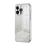 Custodia per telefono elettrolitica in polvere glitterata sfumata, For iPhone 14 Pro, For iPhone 14 Pro Max, For iPhone SE 2022 / 2020 / 8 / 7