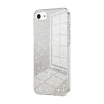 Custodia per telefono elettrolitica in polvere glitterata sfumata, For iPhone 14 Pro, For iPhone 14 Pro Max, For iPhone SE 2022 / 2020 / 8 / 7