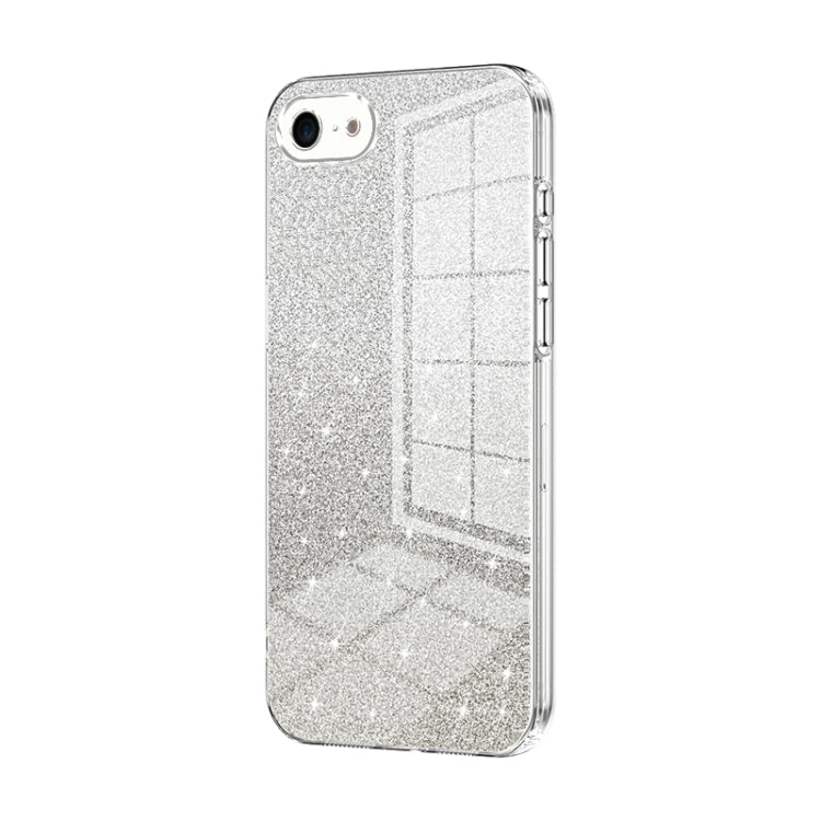 Custodia per telefono elettrolitica in polvere glitterata sfumata, For iPhone 14 Pro, For iPhone 14 Pro Max, For iPhone SE 2022 / 2020 / 8 / 7
