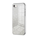 Custodia per telefono elettrolitica in polvere glitterata sfumata, For iPhone 14 Pro, For iPhone 14 Pro Max, For iPhone SE 2022 / 2020 / 8 / 7