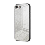 Custodia per telefono elettrolitica in polvere glitterata sfumata, For iPhone 14 Pro, For iPhone 14 Pro Max, For iPhone SE 2022 / 2020 / 8 / 7