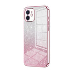 Custodia per telefono elettrolitica in polvere glitterata sfumata, For iPhone 12, For iPhone 12 Pro Max, For iPhone 12 Pro