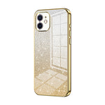 Custodia per telefono elettrolitica in polvere glitterata sfumata, For iPhone 12, For iPhone 12 Pro Max, For iPhone 12 Pro