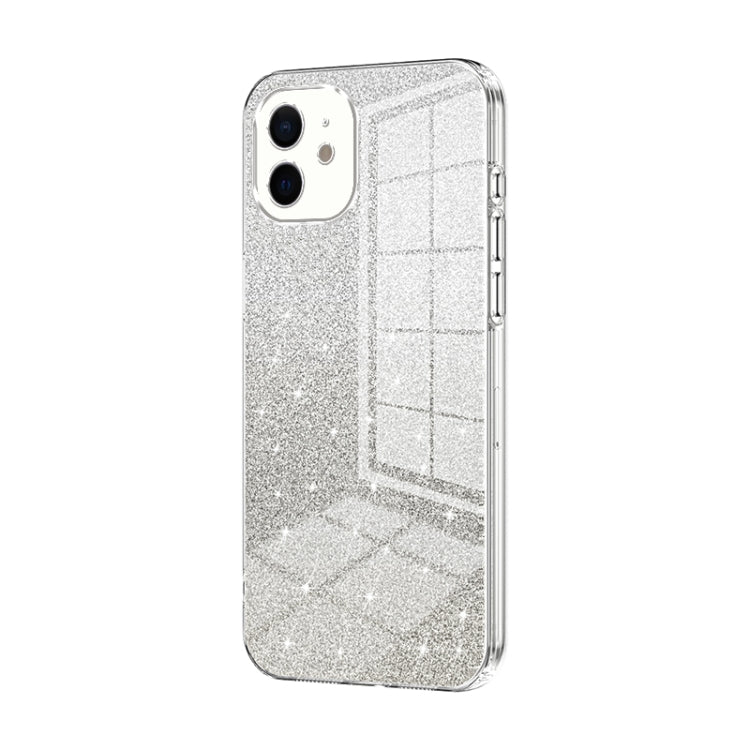 Custodia per telefono elettrolitica in polvere glitterata sfumata, For iPhone 12, For iPhone 12 Pro Max, For iPhone 12 Pro