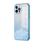 Custodia per telefono elettrolitica in polvere glitterata sfumata, For iPhone 12, For iPhone 12 Pro Max, For iPhone 12 Pro