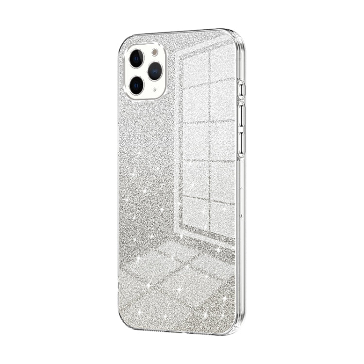 Custodia per telefono elettrolitica in polvere glitterata sfumata, For iPhone 11 Pro Max, For iPhone 11, For iPhone 11 Pro