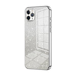 Custodia per telefono elettrolitica in polvere glitterata sfumata, For iPhone 11 Pro Max, For iPhone 11, For iPhone 11 Pro