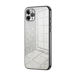 Custodia per telefono elettrolitica in polvere glitterata sfumata, For iPhone 11 Pro Max, For iPhone 11, For iPhone 11 Pro