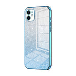 Custodia per telefono elettrolitica in polvere glitterata sfumata, For iPhone 11 Pro Max, For iPhone 11, For iPhone 11 Pro
