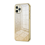 Custodia per telefono elettrolitica in polvere glitterata sfumata, For iPhone 11 Pro Max, For iPhone 11, For iPhone 11 Pro