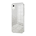 Custodia per telefono elettrolitica in polvere glitterata sfumata, For iPhone X / XS, For iPhone XR, For iPhone XS Max