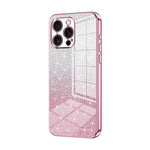 Custodia per telefono elettrolitica in polvere glitterata sfumata, For iPhone 17, For iPhone Air, For iPhone 16 Pro Max