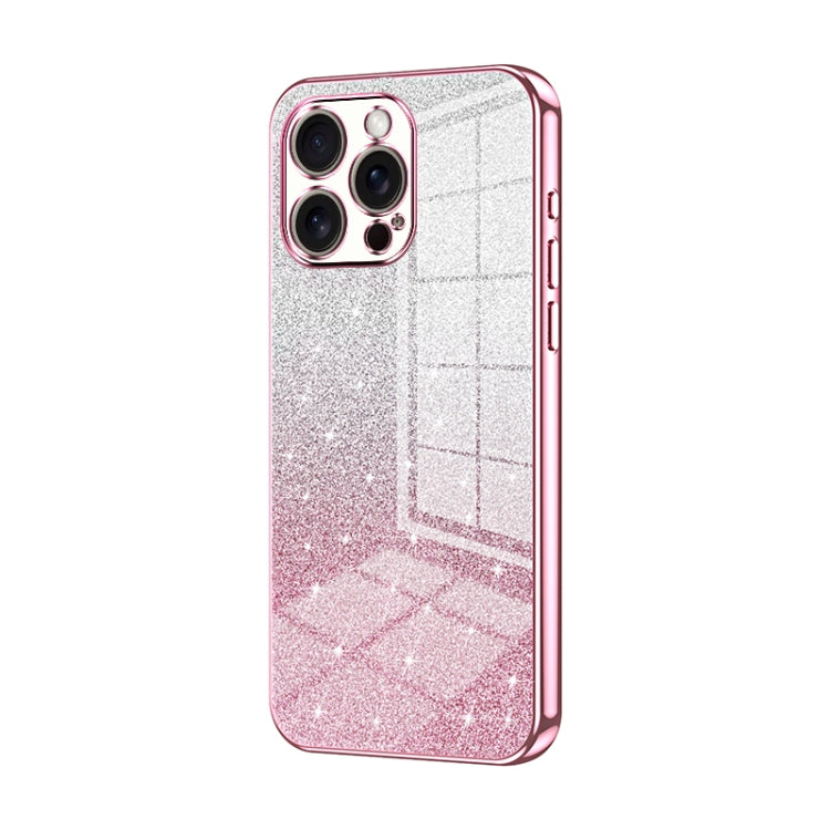 Custodia per telefono elettrolitica in polvere glitterata sfumata, For iPhone 17, For iPhone Air, For iPhone 16 Pro Max