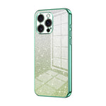 Custodia per telefono elettrolitica in polvere glitterata sfumata, For iPhone 17, For iPhone Air, For iPhone 16 Pro Max