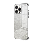 Custodia per telefono elettrolitica in polvere glitterata sfumata, For iPhone 17, For iPhone Air, For iPhone 16 Pro Max