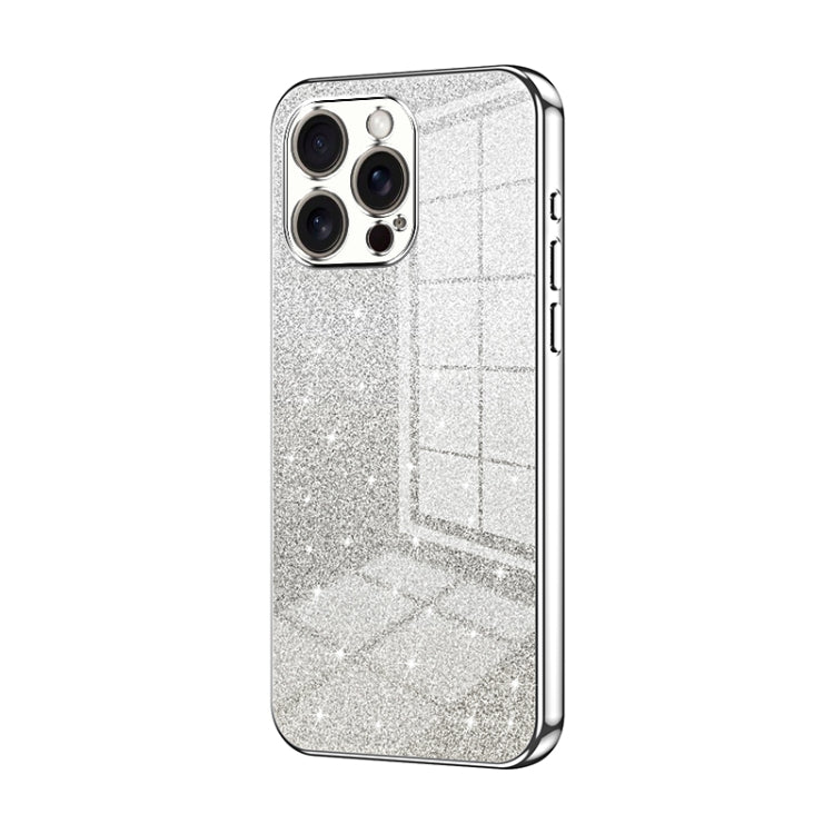 Custodia per telefono elettrolitica in polvere glitterata sfumata, For iPhone 17, For iPhone Air, For iPhone 16 Pro Max