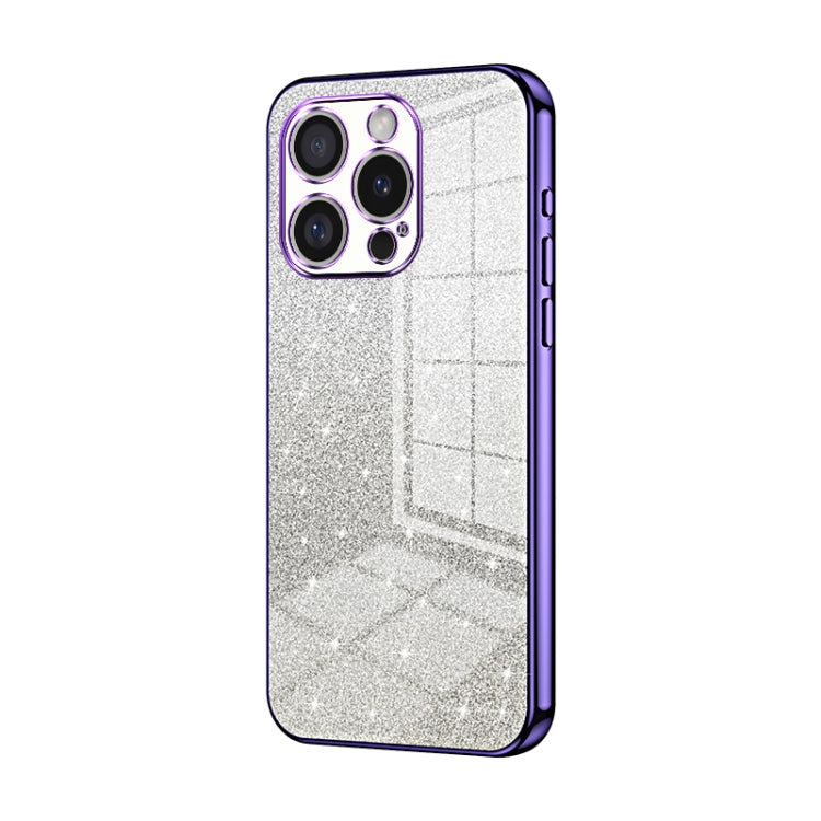 Custodia per telefono elettrolitica in polvere glitterata sfumata, For iPhone 16 Pro, For iPhone 16 Plus, For iPhone 16