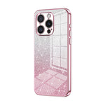 Custodia per telefono elettrolitica in polvere glitterata sfumata, For iPhone 16 Pro, For iPhone 16 Plus, For iPhone 16