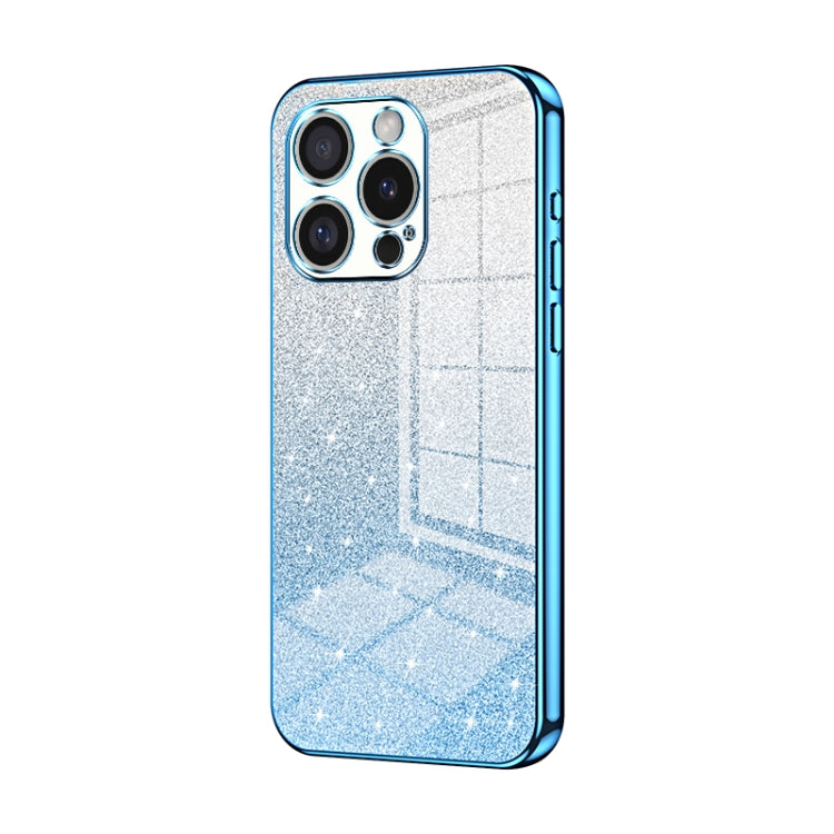 Custodia per telefono elettrolitica in polvere glitterata sfumata, For iPhone 16 Pro, For iPhone 16 Plus, For iPhone 16