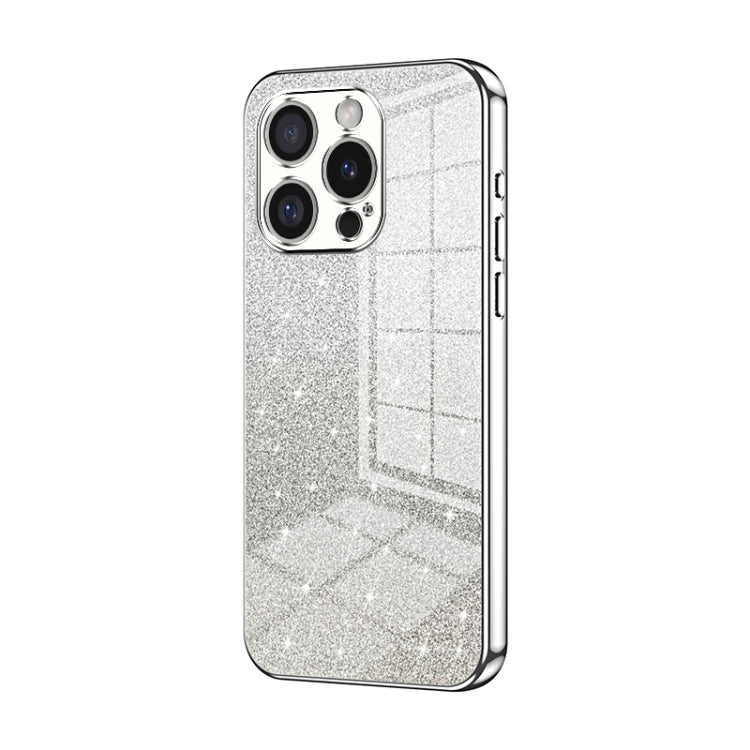 Custodia per telefono elettrolitica in polvere glitterata sfumata, For iPhone 16 Pro, For iPhone 16 Plus, For iPhone 16