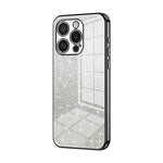 Custodia per telefono elettrolitica in polvere glitterata sfumata, For iPhone 16 Pro, For iPhone 16 Plus, For iPhone 16