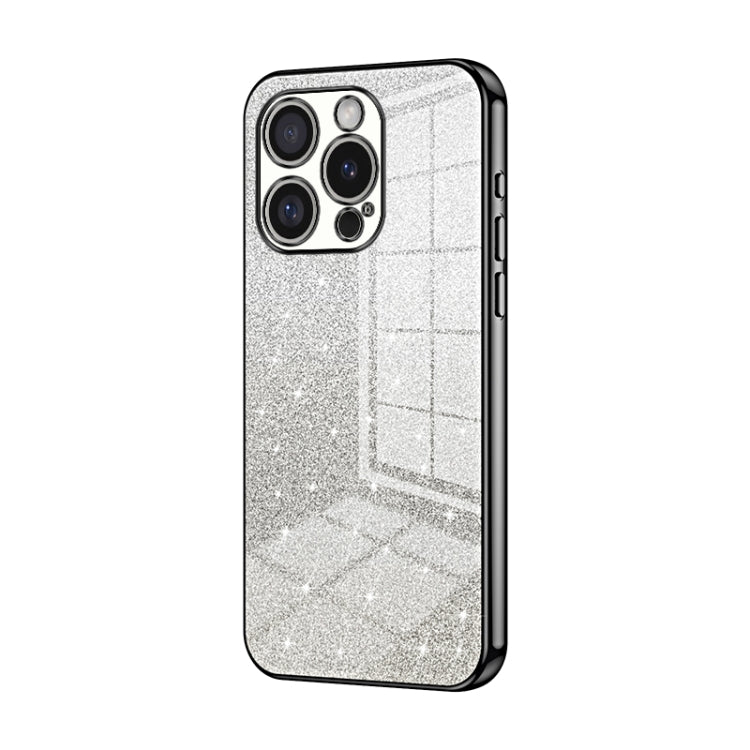 Custodia per telefono elettrolitica in polvere glitterata sfumata, For iPhone 16 Pro, For iPhone 16 Plus, For iPhone 16