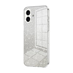 Custodia per telefono elettrolitica in polvere glitterata sfumata, For iPhone 16 Pro, For iPhone 16 Plus, For iPhone 16