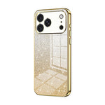 Custodia per telefono elettrolitica in polvere glitterata sfumata, For iPhone 17e / 16e, For iPhone 17 Pro Max, For iPhone 17 Pro