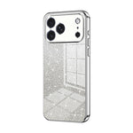 Custodia per telefono elettrolitica in polvere glitterata sfumata, For iPhone 17e / 16e, For iPhone 17 Pro Max, For iPhone 17 Pro