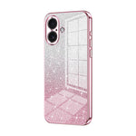 Custodia per telefono elettrolitica in polvere glitterata sfumata, For iPhone 17, For iPhone Air, For iPhone 16 Pro Max
