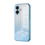 Custodia per telefono elettrolitica in polvere glitterata sfumata, For iPhone 17, For iPhone Air, For iPhone 16 Pro Max