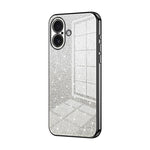 Custodia per telefono elettrolitica in polvere glitterata sfumata, For iPhone 17, For iPhone Air, For iPhone 16 Pro Max