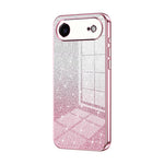 Custodia per telefono elettrolitica in polvere glitterata sfumata, For iPhone 17, For iPhone Air, For iPhone 16 Pro Max