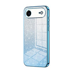 Custodia per telefono elettrolitica in polvere glitterata sfumata, For iPhone 17, For iPhone Air, For iPhone 16 Pro Max