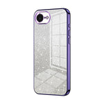 Custodia per telefono elettrolitica in polvere glitterata sfumata, For iPhone 17e / 16e, For iPhone 17 Pro Max, For iPhone 17 Pro