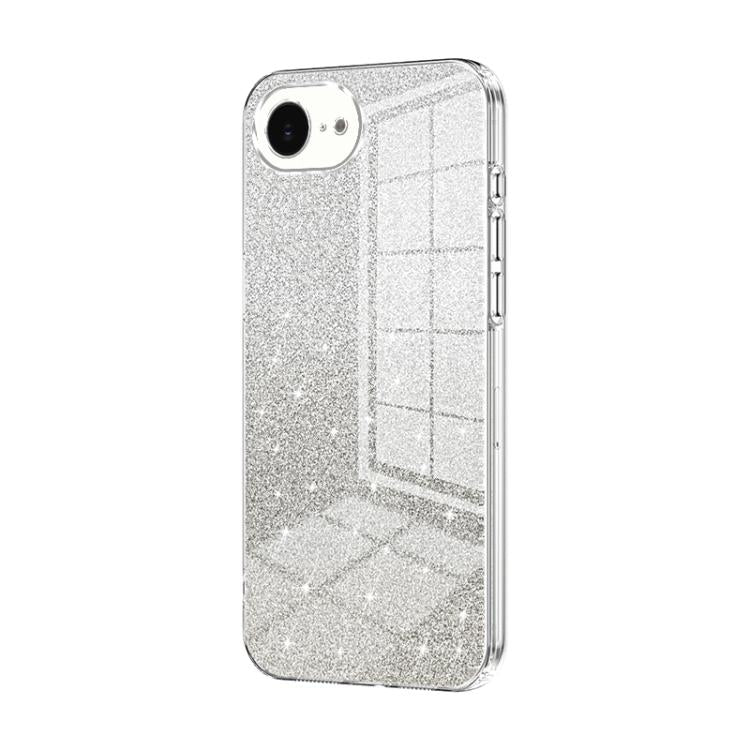 Custodia per telefono elettrolitica in polvere glitterata sfumata, For iPhone 17e / 16e, For iPhone 17 Pro Max, For iPhone 17 Pro