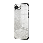 Custodia per telefono elettrolitica in polvere glitterata sfumata, For iPhone 17e / 16e, For iPhone 17 Pro Max, For iPhone 17 Pro