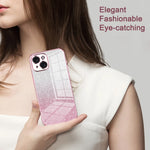 Custodia per telefono elettrolitica in polvere glitterata sfumata, For iPhone 17e / 16e, For iPhone 17 Pro Max, For iPhone 17 Pro